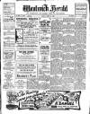 Woolwich Herald Friday 12 March 1920 Page 1
