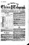 London and China Telegraph Monday 02 September 1872 Page 1