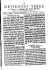 Methodist Times Thursday 09 April 1885 Page 1