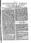 Methodist Times Thursday 16 April 1885 Page 1