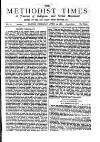 Methodist Times Thursday 23 April 1885 Page 1