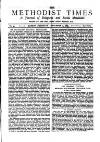 Methodist Times Thursday 24 September 1885 Page 1
