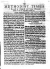 Methodist Times Thursday 29 October 1885 Page 1