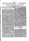 Methodist Times Thursday 15 April 1886 Page 1