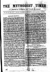 Methodist Times Thursday 23 January 1890 Page 1