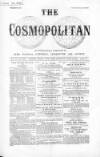 Cosmopolitan Saturday 04 July 1868 Page 1