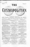 Cosmopolitan Saturday 30 January 1869 Page 1