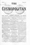 Cosmopolitan Saturday 20 February 1869 Page 1