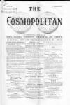 Cosmopolitan Saturday 06 March 1869 Page 1