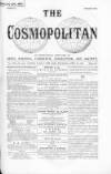 Cosmopolitan Thursday 29 April 1869 Page 1