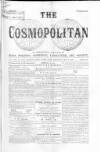 Cosmopolitan Thursday 06 May 1869 Page 1