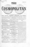 Cosmopolitan Thursday 10 June 1869 Page 1