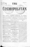 Cosmopolitan Thursday 17 June 1869 Page 1