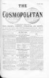 Cosmopolitan Thursday 26 August 1869 Page 1
