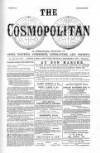 Cosmopolitan Thursday 08 December 1870 Page 1