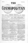 Cosmopolitan Thursday 02 February 1871 Page 1