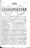 Cosmopolitan Thursday 25 May 1871 Page 1