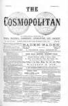 Cosmopolitan Thursday 01 June 1871 Page 1