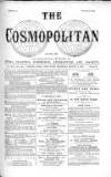 Cosmopolitan Thursday 01 August 1872 Page 1