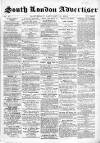 South London Advertiser Saturday 31 January 1863 Page 1