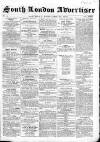 South London Advertiser Saturday 28 February 1863 Page 1