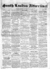 South London Advertiser Saturday 01 August 1863 Page 1