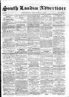 South London Advertiser Saturday 02 January 1864 Page 1