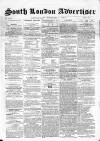 South London Advertiser Saturday 01 October 1864 Page 1