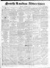 South London Advertiser Saturday 04 November 1865 Page 1