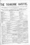 Tichborne Gazette Saturday 19 September 1874 Page 1