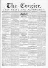 Courier and West-End Advertiser Saturday 09 November 1878 Page 1