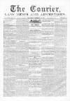 Courier and West-End Advertiser Saturday 14 December 1878 Page 1