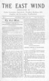 East Wind Saturday 03 April 1875 Page 1