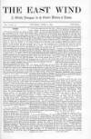 East Wind Saturday 12 June 1875 Page 1