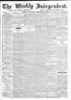Weekly Independent (London) Saturday 04 December 1875 Page 1