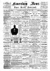 Faversham News Saturday 27 July 1889 Page 1