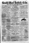 Haverhill Echo Saturday 15 August 1896 Page 1