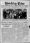 Hinckley Echo Friday 08 March 1929 Page 1