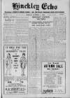 Hinckley Echo Friday 04 October 1929 Page 1