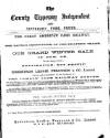 County Tipperary Independent and Tipperary Free Press Saturday 14 January 1888 Page 1