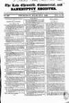 Law Chronicle, Commercial and Bankruptcy Register Thursday 14 March 1822 Page 1