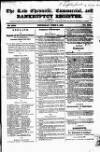 Law Chronicle, Commercial and Bankruptcy Register Thursday 09 June 1831 Page 1