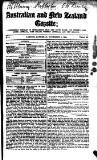 Australian and New Zealand Gazette Saturday 02 November 1850 Page 1