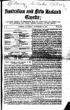 Australian and New Zealand Gazette Saturday 30 November 1850 Page 1