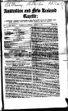 Australian and New Zealand Gazette Saturday 08 March 1851 Page 1