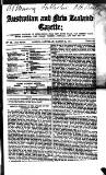 Australian and New Zealand Gazette Saturday 22 March 1851 Page 1