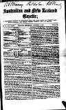 Australian and New Zealand Gazette Saturday 04 October 1851 Page 1
