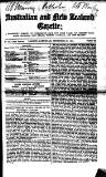 Australian and New Zealand Gazette Saturday 27 December 1851 Page 1