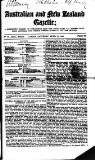 Australian and New Zealand Gazette Saturday 10 April 1852 Page 1