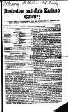 Australian and New Zealand Gazette Saturday 17 April 1852 Page 1